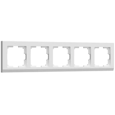 Изображение Рамка на 5 постов Stark (белый) W0051801