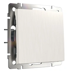 Изображение Выключатель одноклавишный (перламутровый рифленый) W1110013