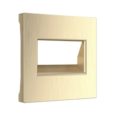 Изображение Накладка для двойной розетки Еthernet RJ-45 (шампань рифленый) W1191110