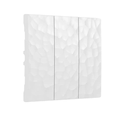 Изображение Набор клавиш для выключателя трехклавишного Hammer (белый) W1239001