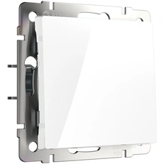 Изображение Выключатель одноклавишный (белый глянцевый) W1110001